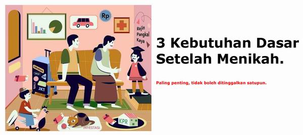 3 Kebutuhan dasar orang menikah