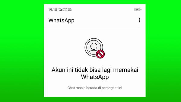 Ramai Peringatan : Akun tidak bisa menggunakan whatsapp lagi